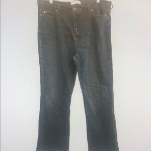 Levis 512 Womens Jeans 18M Perfectly Slimming Boot Cut Medium Wash Denim Flaw